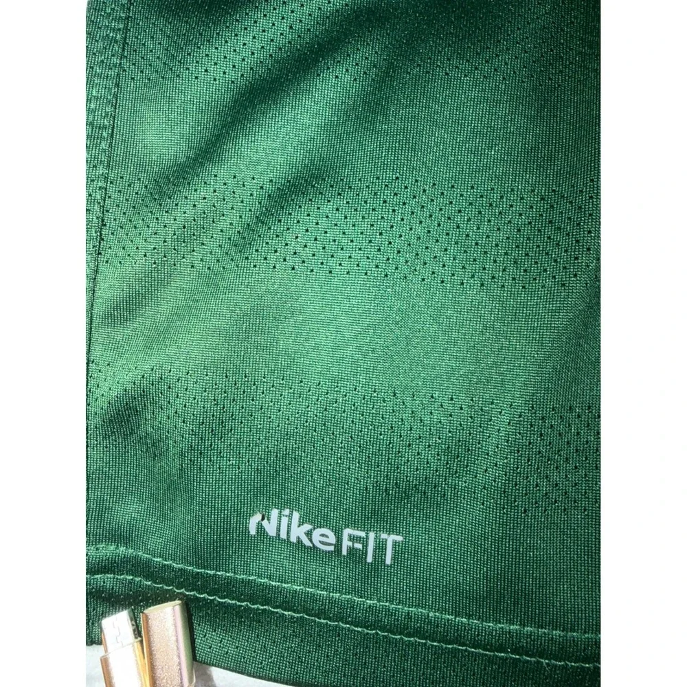 Nike Polo Shirt Mens XL Green Michigan State Spartans Elite Nike FIT S/S